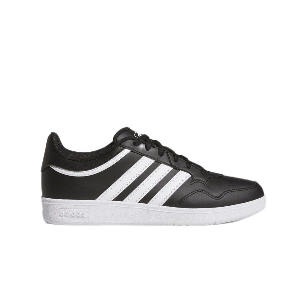 ADIDAS HOOPS 4.0 Men's Sz 10.5 Sneakers Low Top Shoes BLACK/WHITE - NEW WITH BOX